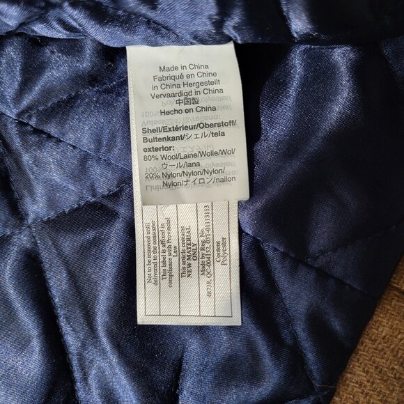 J.Crew Coat Womens 0 Lodge Italian Wool Camel Heather‎ Acorn Zip Up Coat #K0896 - Picture 8 of 16